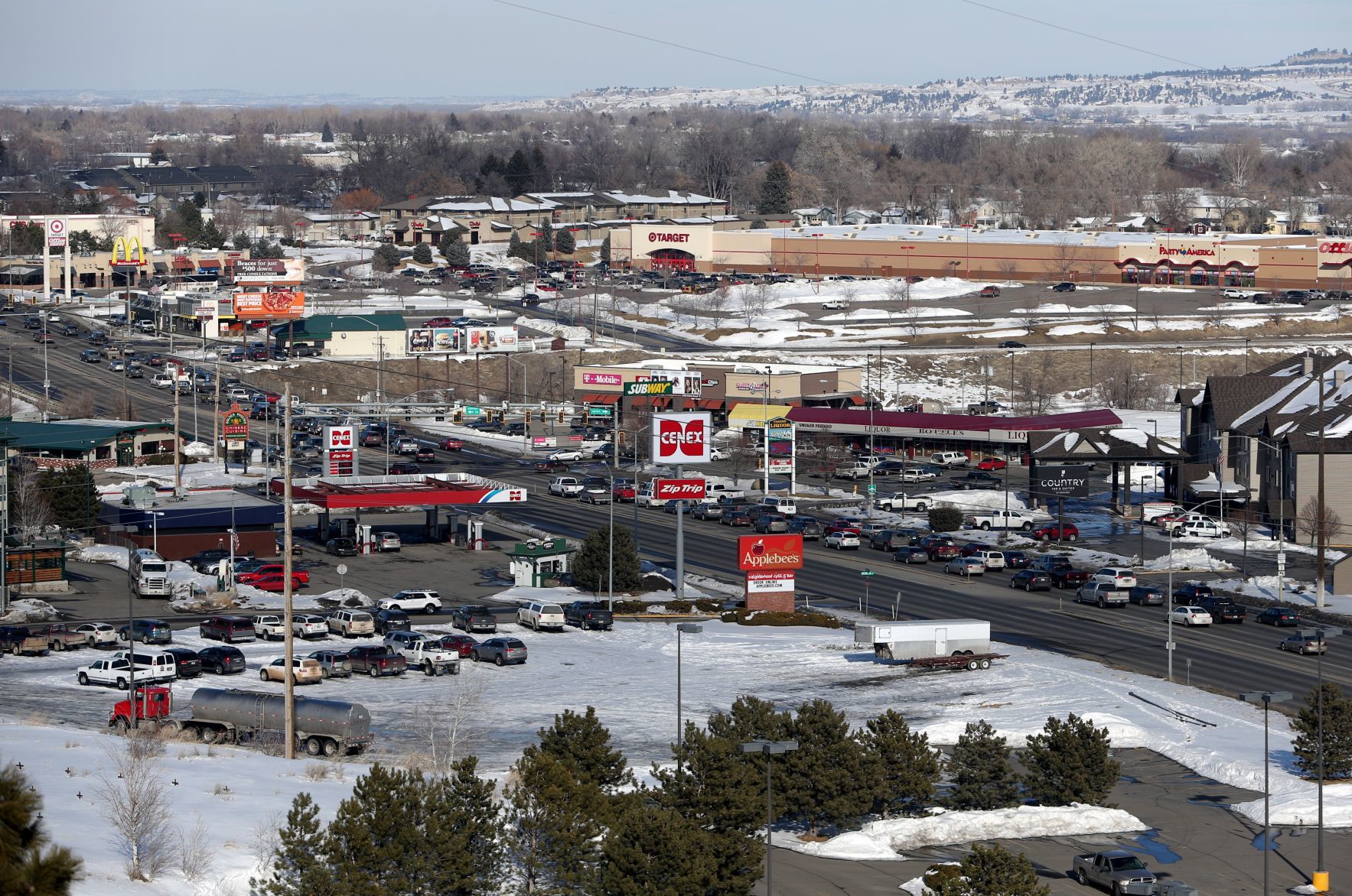 Main Street and Airport Road, 2018